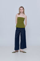 Ballerines Harper À Bride Arrière - Cuir Kaki