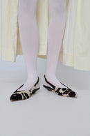 Ballerines Harper Slingback - Cuir De Veau Foncé