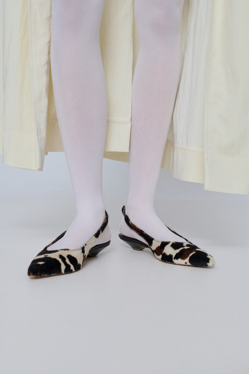 Ballerines Harper Slingback - Cuir De Veau Foncé