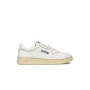 Autry Medalist Leather Low White