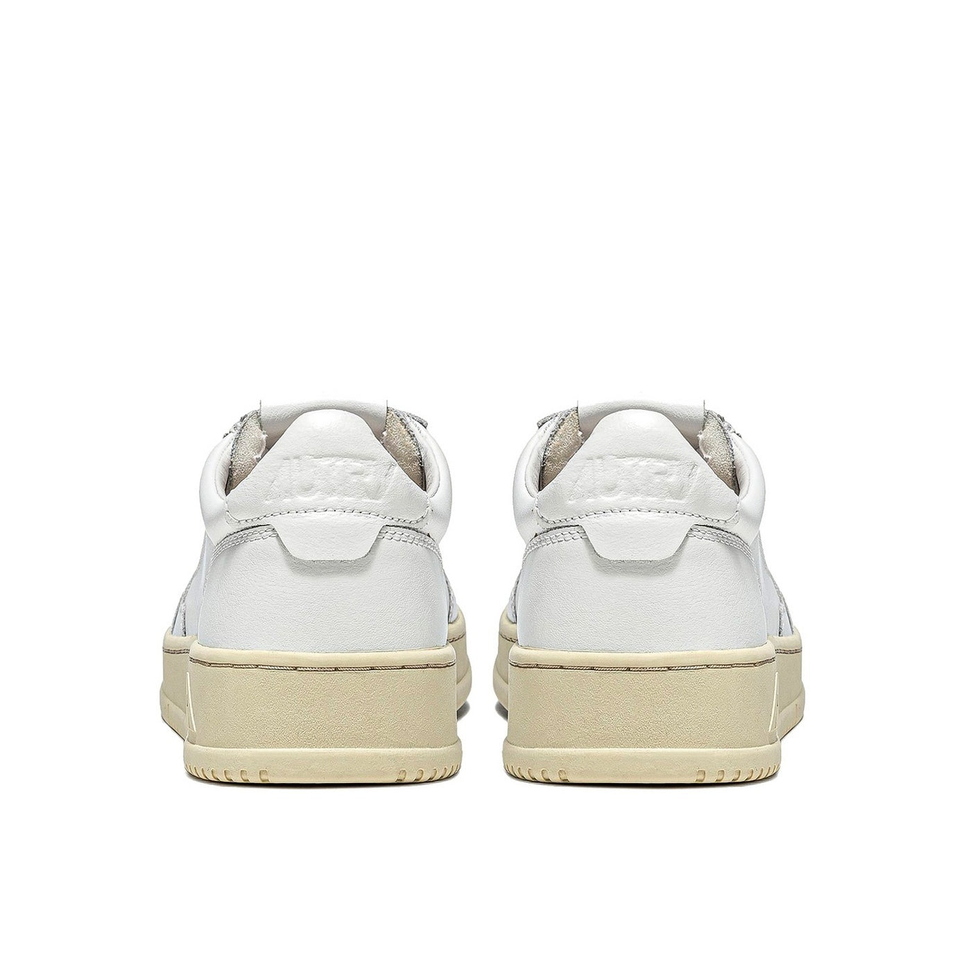 Autry Medalist Leather Low White - Blanc