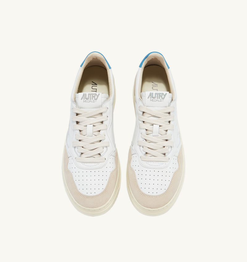 Autry - Sneakers Medalist Low - White/Niagara