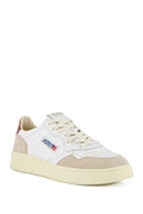 Autry Medalist Leather Low Suede Coco Shell