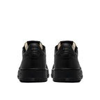 Autry Medalist Leather Low Meteorite - Noir