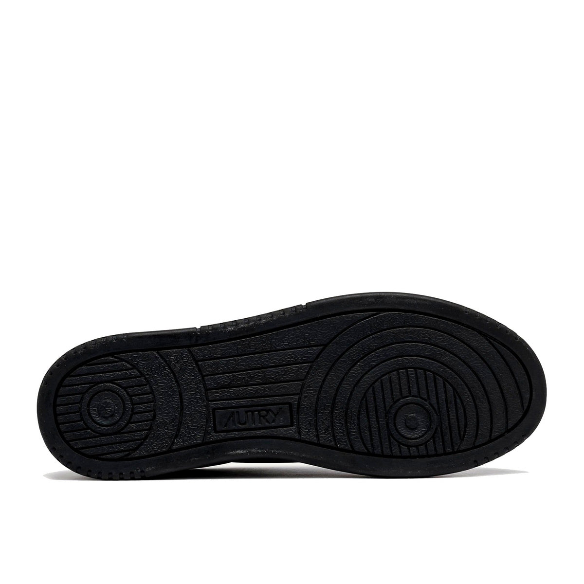 Autry Medalist Leather Low Meteorite - Noir