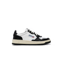 Autry 01 Low Leat White Black