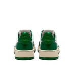 Autry Medalist Leather Low Green White - Blanc;Vert