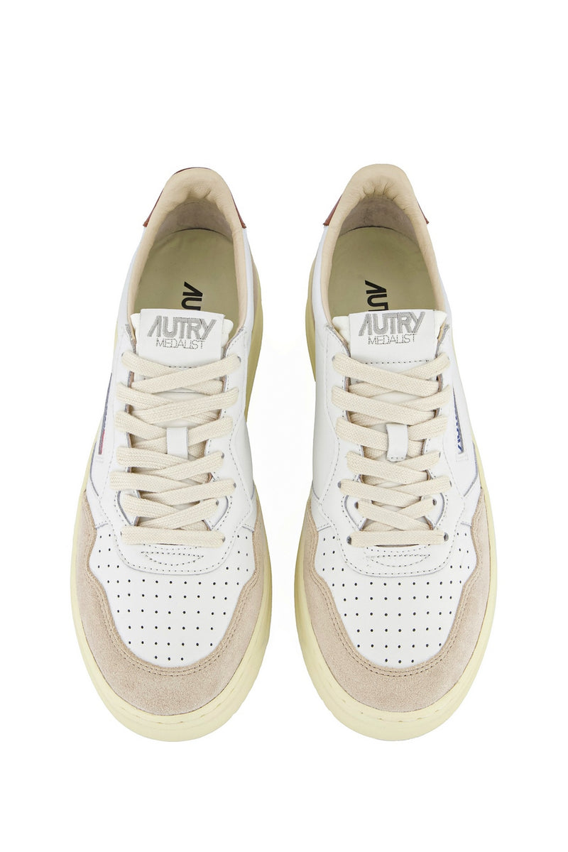 Autry - Sneakers Medalist - Leat/Suede Wh/Coco Shl