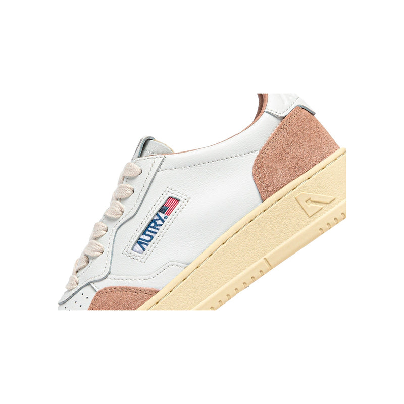 Autry Medalist Low White Rose Cannel (W) - Rose Gold
