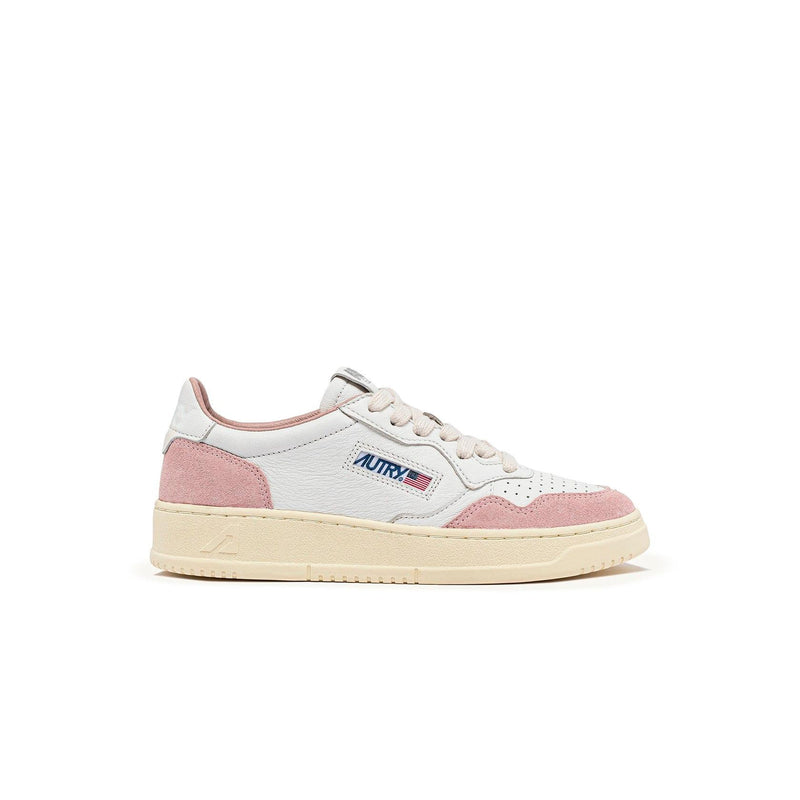 Autry Medalist Leather Low Polvo Blanco (W)