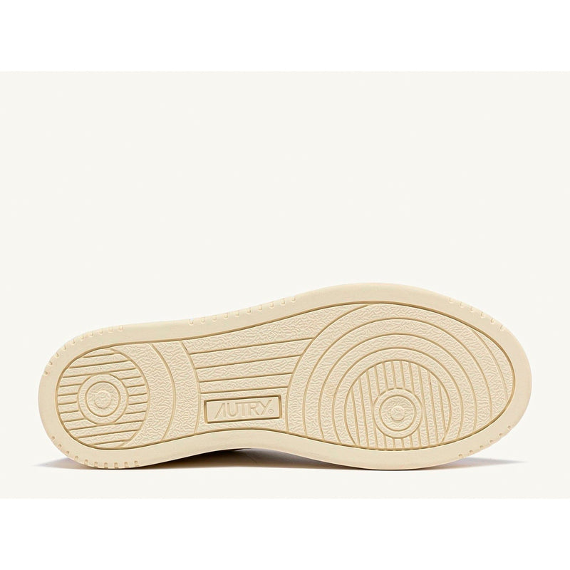 Autry Medalist Leather Low Polvo Blanco (W)
