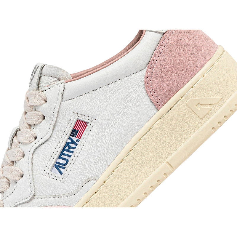 Autry Medalist Leather Low Polvo Blanco (W)