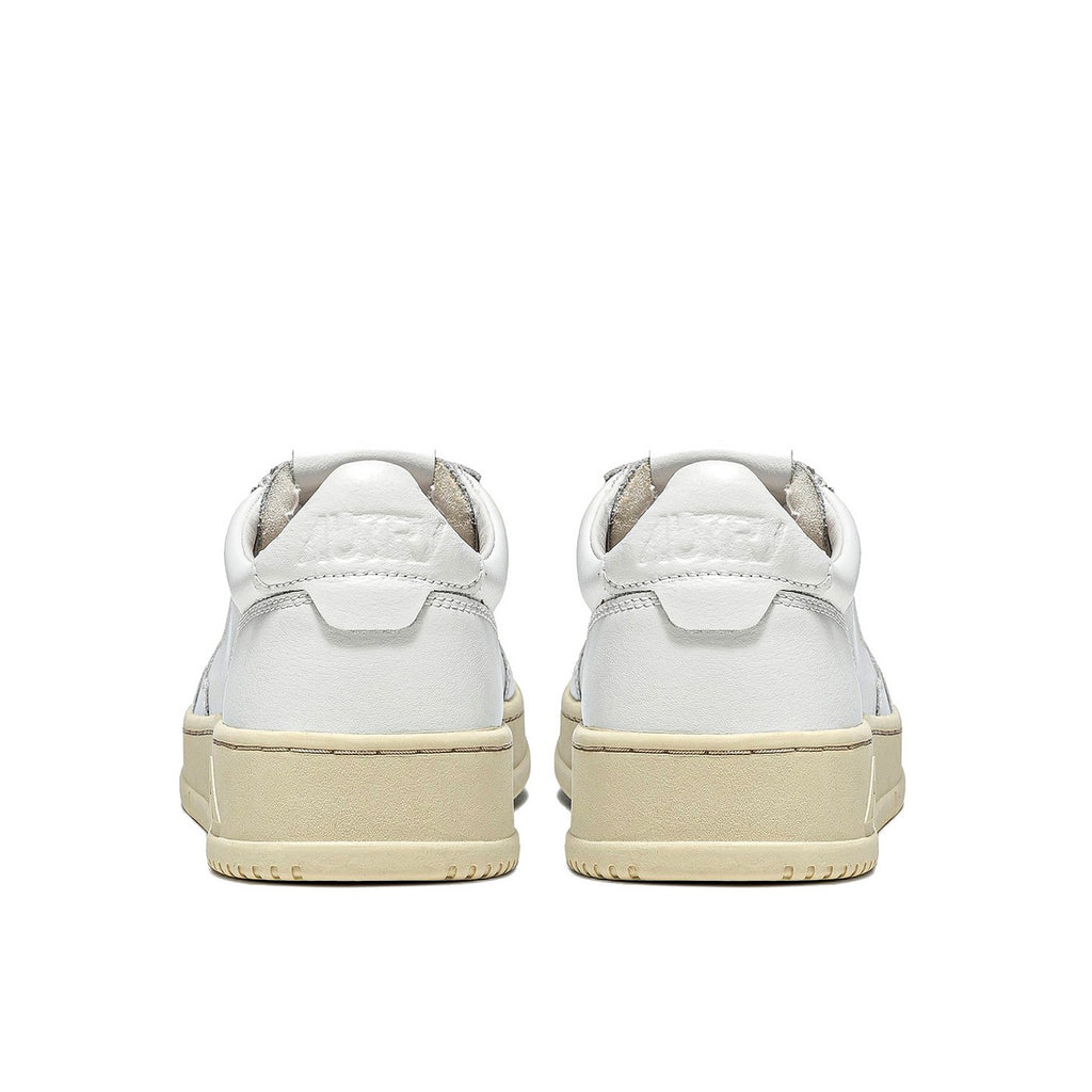 Autry Medalist Leather Low White (W) - Blanc