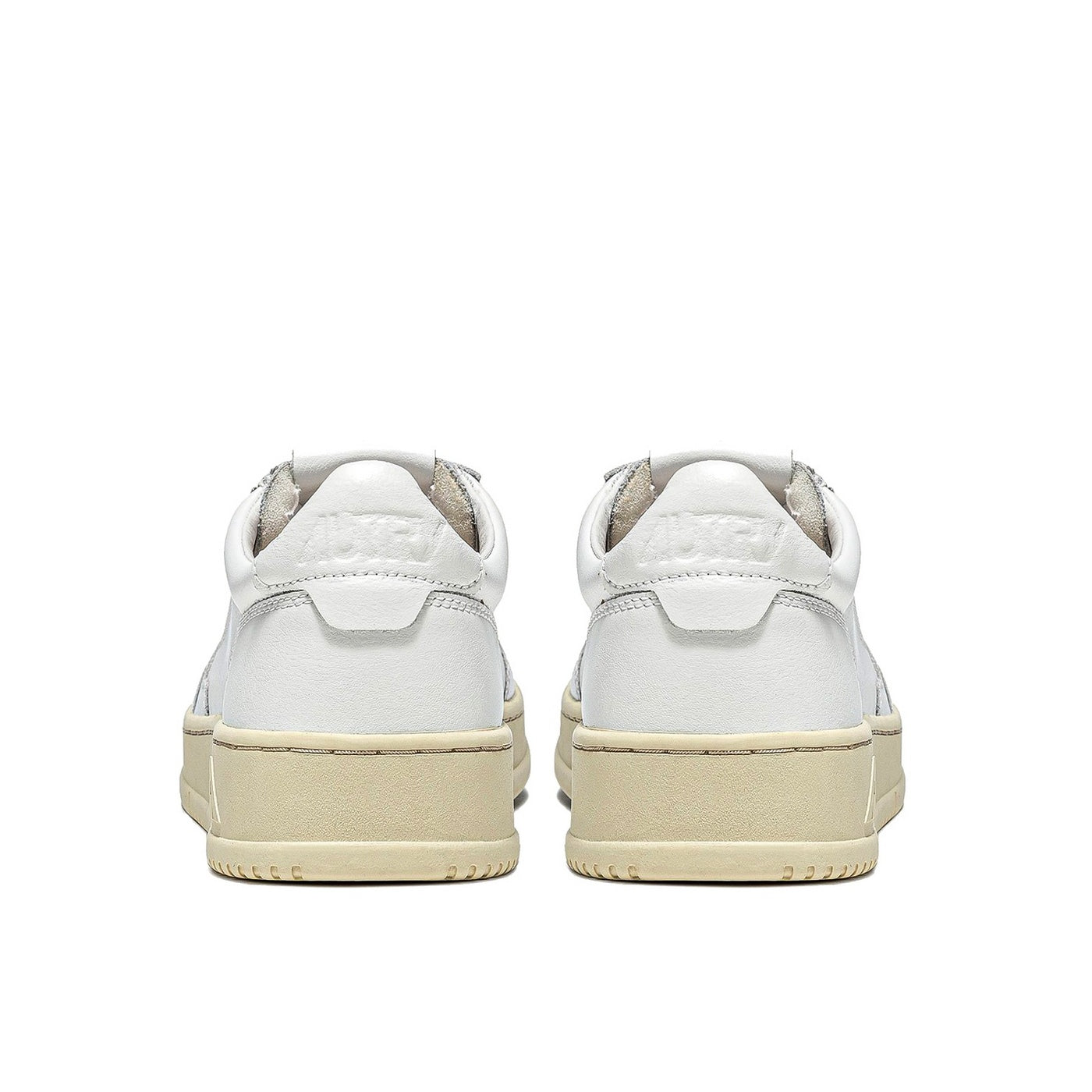 Autry Medalist Leather Low White (W) - Blanc
