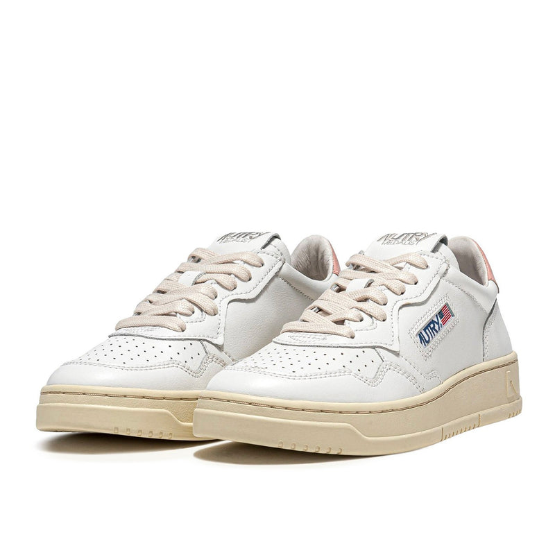 Autry - Medalist Ll White Pink (W) - Blanc;Rose