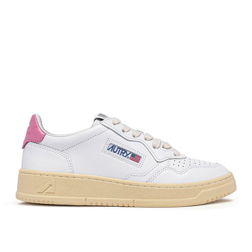 Autry - Medalist Low White Polignac (W) - Blanc;Rose