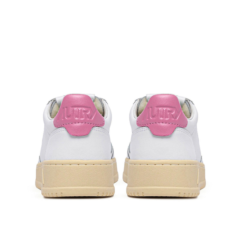 Autry - Medalist Low White Polignac (W) - Blanc;Rose