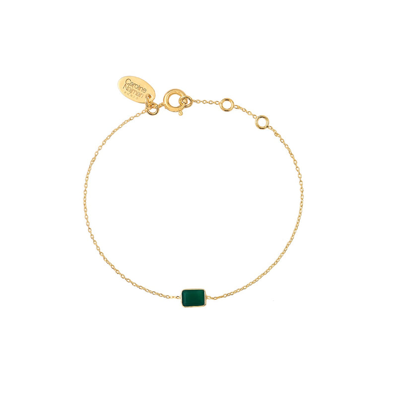 Bracelet Aurore Quartz Vert