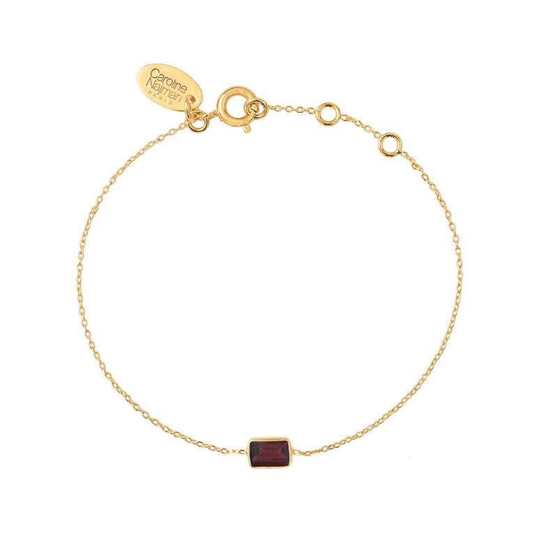 Bracelet Aurore Grenat