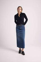 Maglione Con Colletto Polo Aurore - Nero