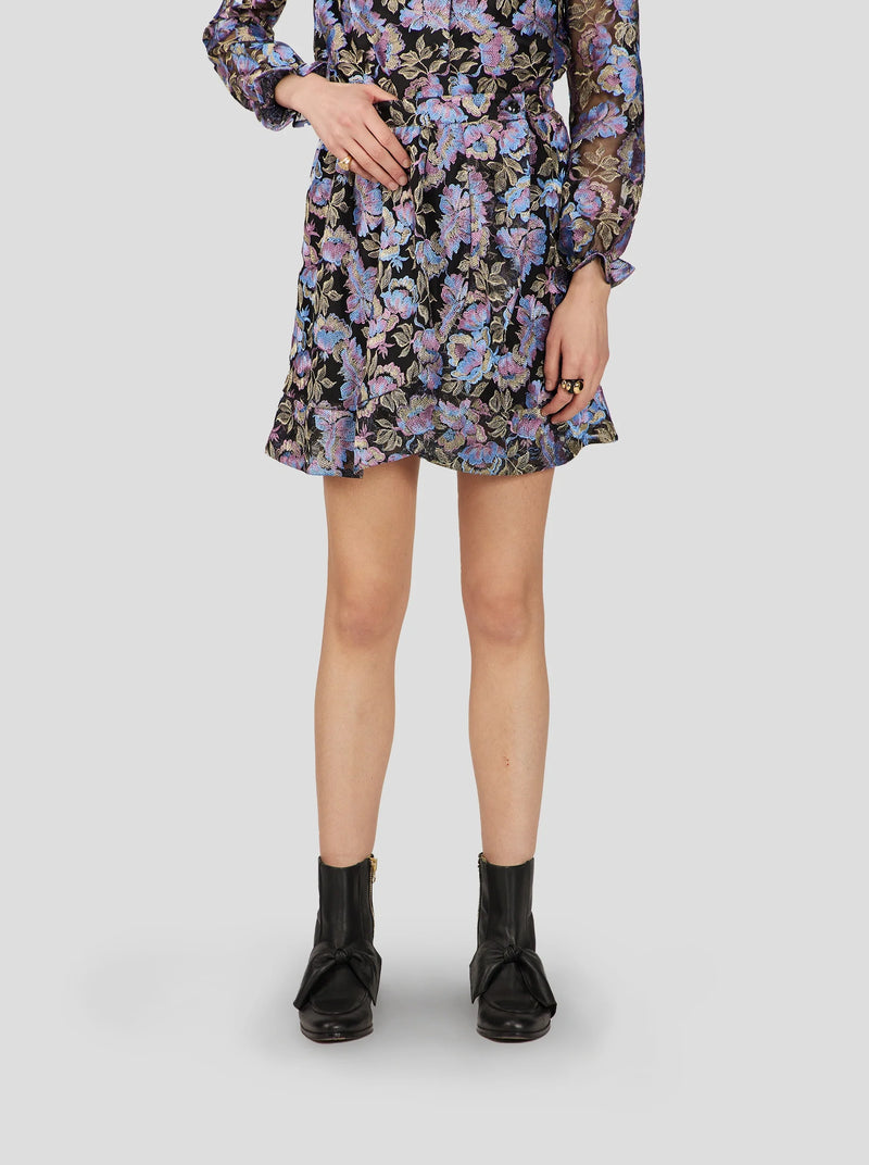 Jupe Autriche En Broderie Fleurs De Givre