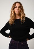 Jersey de cuello redondo - Daria - Negro