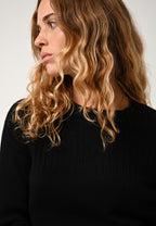 Jersey de cuello redondo - Daria - Negro