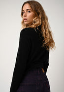 Pull Col Rond - Daria - Noir