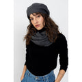 Berret Liwi Gris Foncé, Jersey, 100% Cachemire, 4 Fils - Accessoire