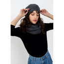 Berret Liwi Gris Foncé, Jersey, 100% Cachemire, 4 Fils - Accessoire