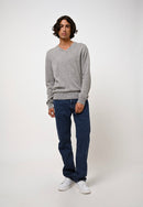 Pull Col V - Agel - Nuage Chiné