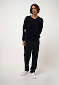 V-Neck Jumper - Agel - Navy