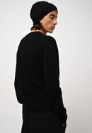 Pull Col Rond - Aiglière - Noir