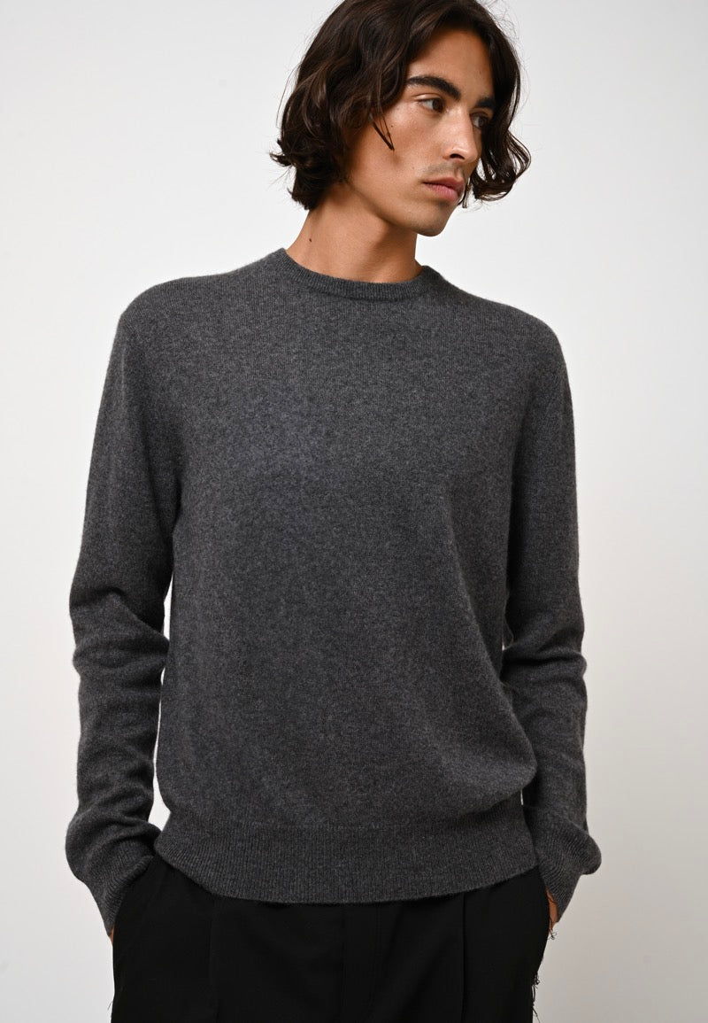 Jersey Cuello Redondo - Aiglière - Antracita Jaspeado