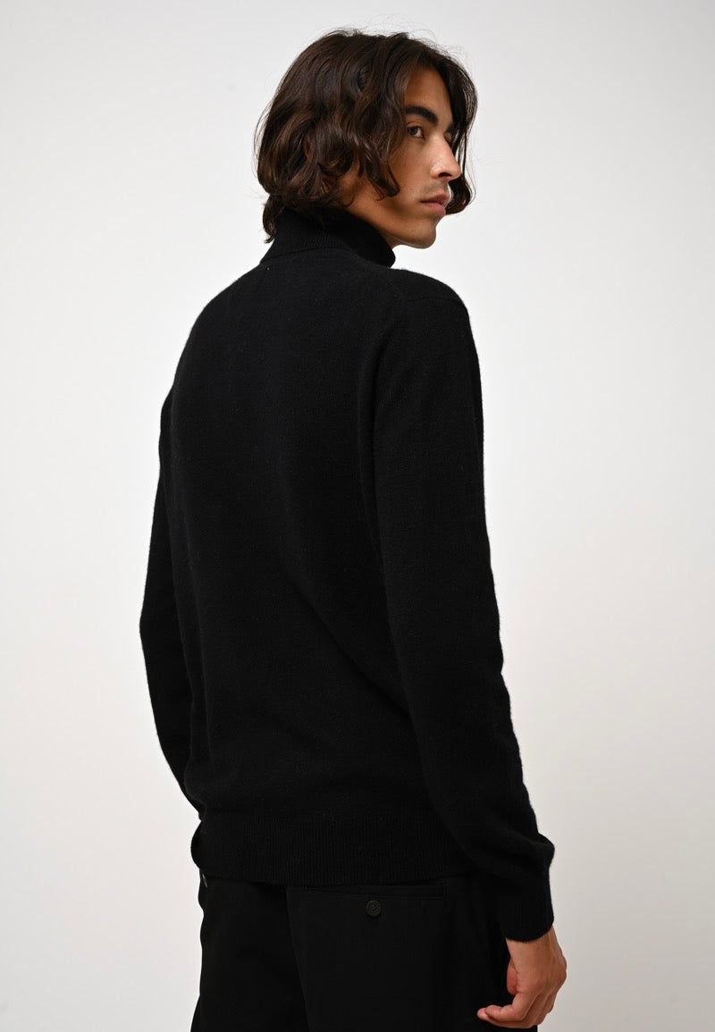 Roll-Neck Jumper - Bange - Black