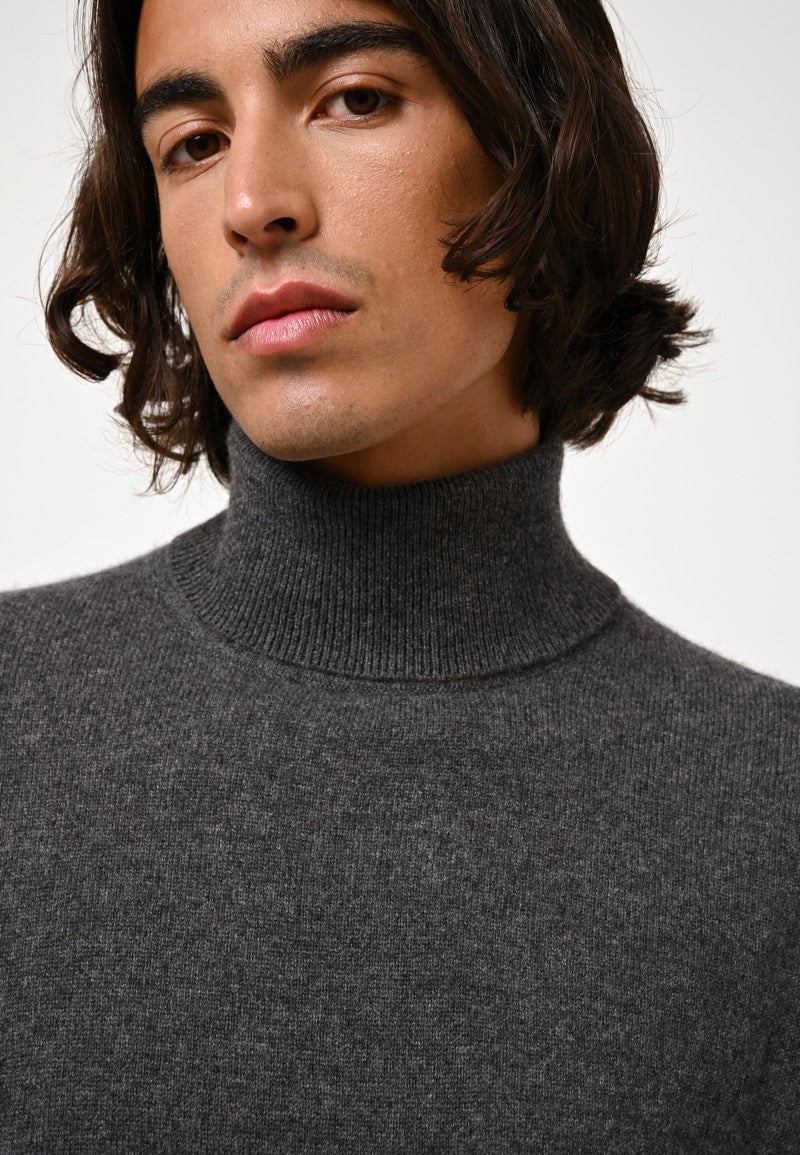 Roll-Neck Jumper - Bange - Anthracite Marl