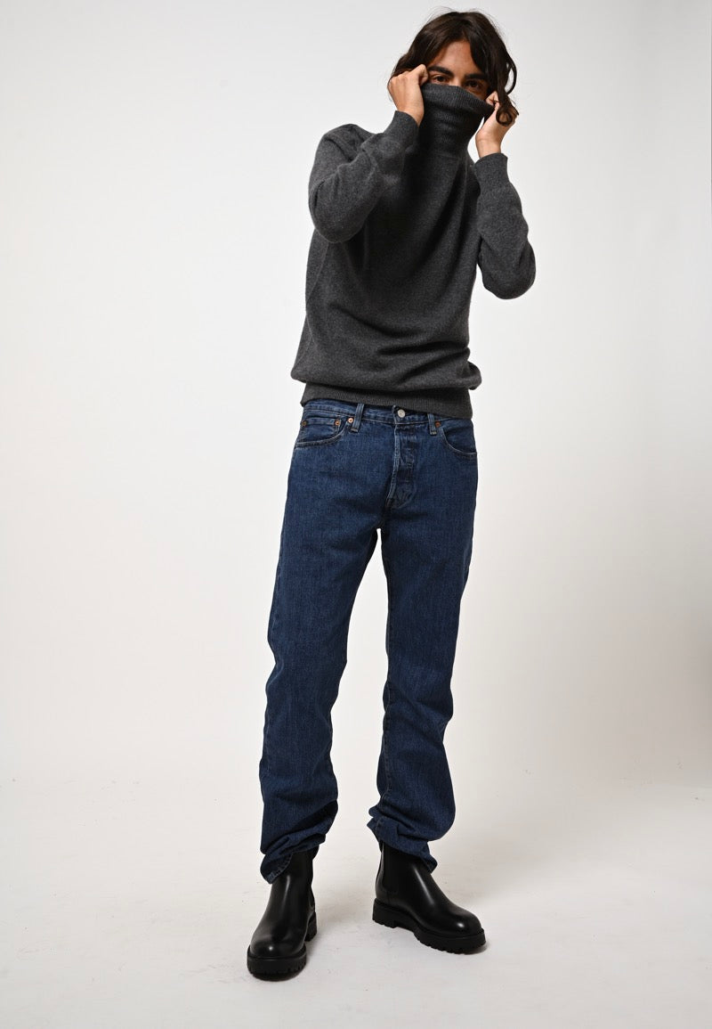 Roll-Neck Jumper - Bange - Anthracite Marl