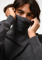 Roll-Neck Jumper - Bange - Anthracite Marl
