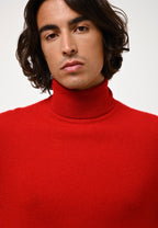 Roll-Neck Jumper - Bange - Red