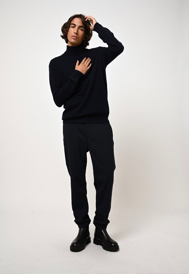 Pull Col Roulé - Bange - Navy