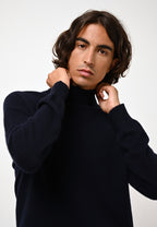 Pull Col Roulé - Bange - Navy