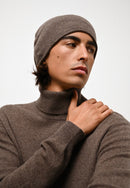 Pull Col Roulé - Bange - Taupe Chiné