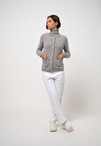 Round Neck Cardigan - Caron - Nuage Chiné