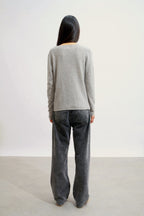 V-Neck Cardigan - Chalais - Marl Cloud