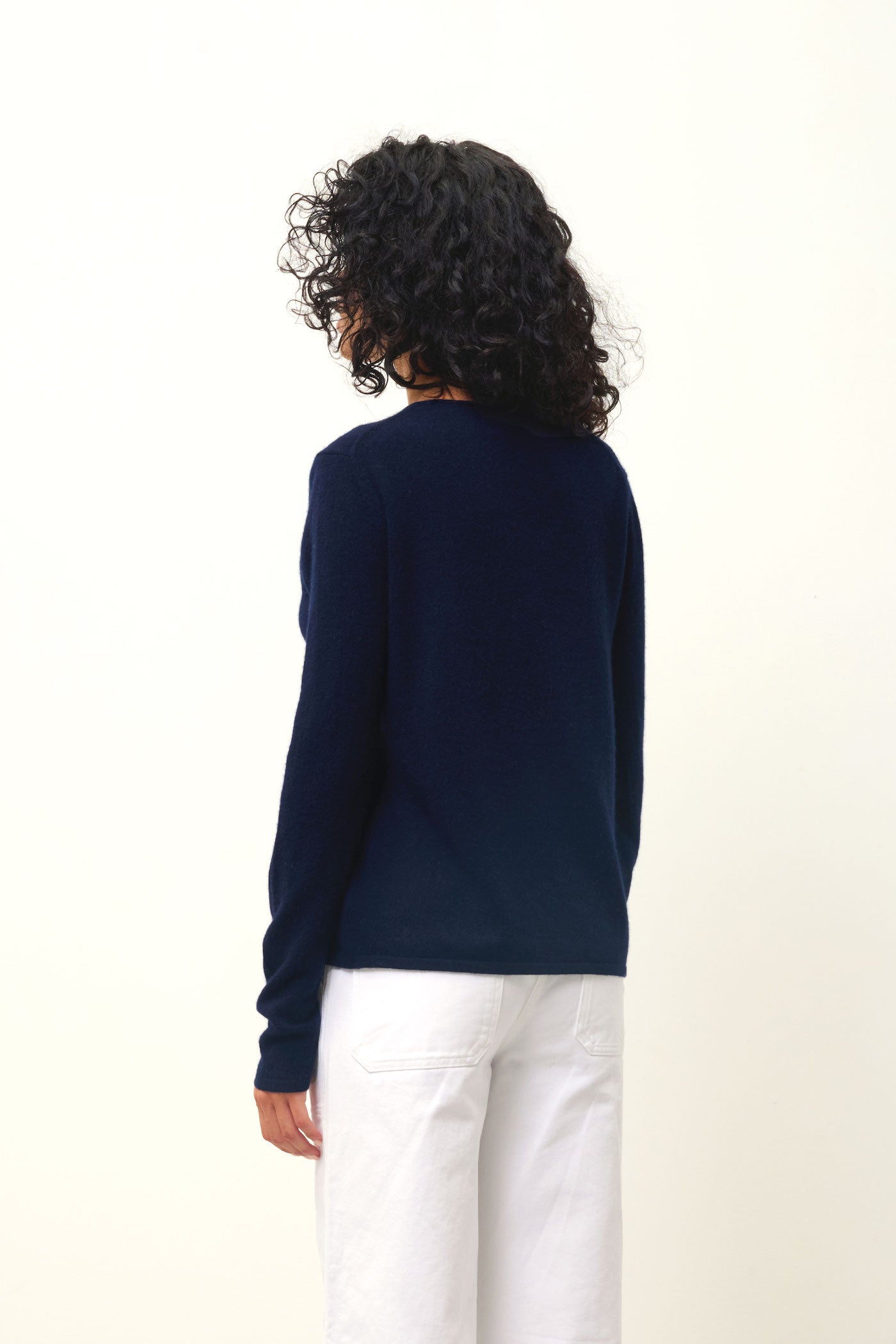 Cárdigan Cuello V - Chalais - Navy