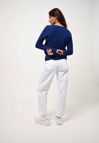 V-Neck Cardigan - Chalais - Ultramarine