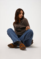 Veste Longue - Chésery - Taupe Chiné