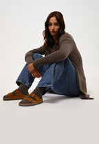 Veste Longue - Chésery - Taupe Chiné
