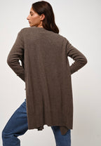Veste Longue - Chésery - Taupe Chiné