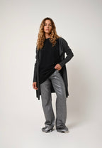 Chaqueta Larga - Chésery - Antracita Jaspeado